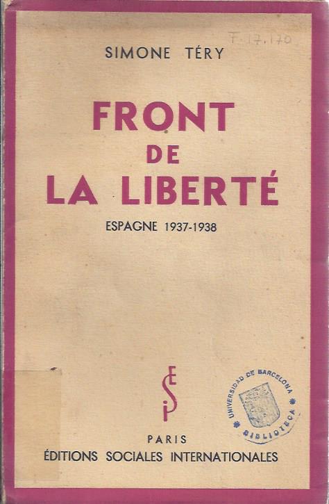 Front de la liberté : Espagne 1937-1938