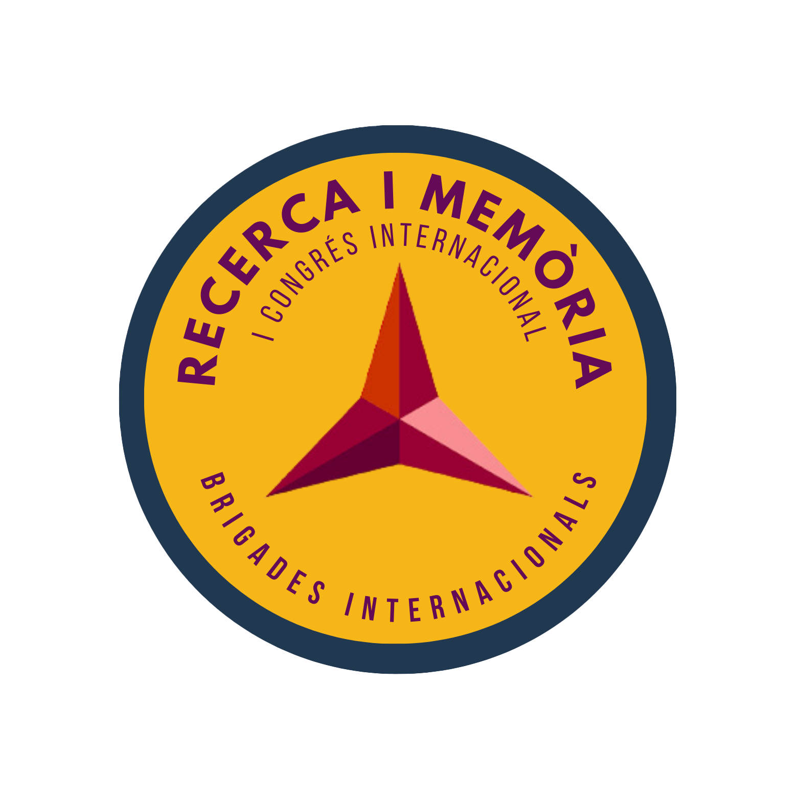 Logotip del Congrés de Brigades Internacionals