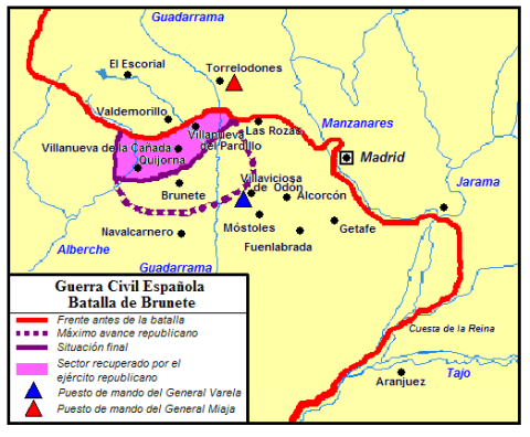 Font: https://es.wikipedia.org/wiki/Batalla_de_Brunete Batalla Brunete