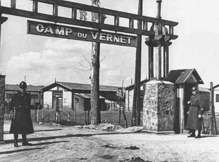 Font: https://memoiredeguerre.blogspot.com/2013/10/le-camp-du-vernet-dariege.html Camp de Vernet